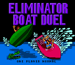 Eliminator Boat Duel title screenshot